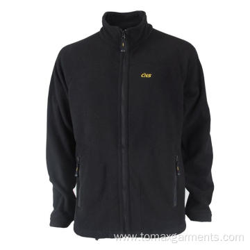 Black basic Fleece Jacket